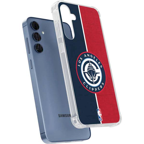 NBA LA Clippers Canvas Galaxy A55 5G Clear Case