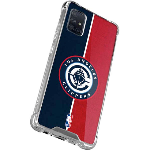 NBA LA Clippers Canvas Galaxy A71 5G Clear Case