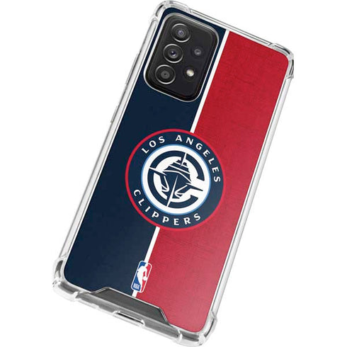 NBA LA Clippers Canvas Galaxy A72 5G Clear Case