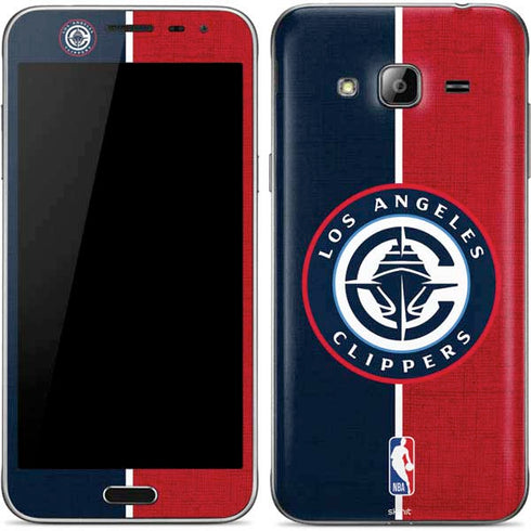 NBA LA Clippers Canvas Galaxy J3 Skin