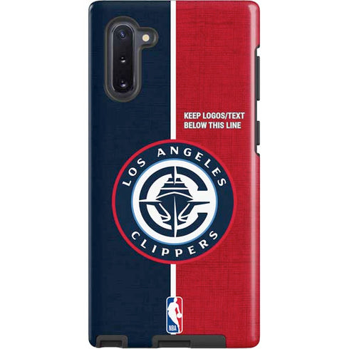 NBA LA Clippers Canvas Galaxy Note 10 Pro Case