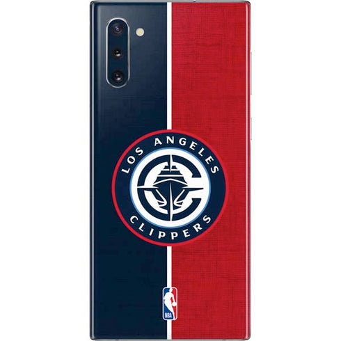 NBA LA Clippers Canvas Galaxy Note 10 Skin