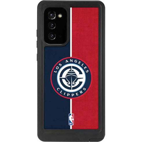 NBA LA Clippers Canvas Galaxy Note20 5G Waterproof Case