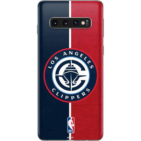 NBA LA Clippers Canvas Galaxy S10 Skin