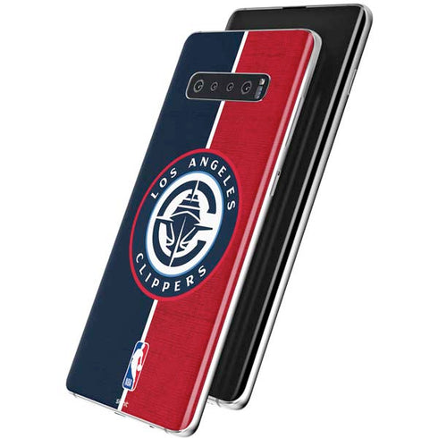 NBA LA Clippers Canvas Galaxy S10 Skin
