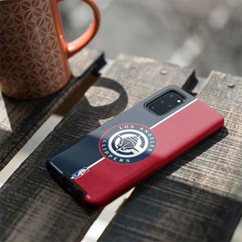 NBA LA Clippers Canvas Galaxy S20 Plus Pro Case