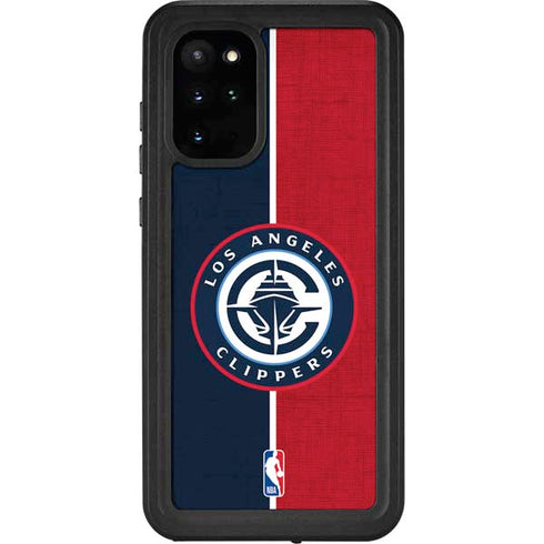 NBA LA Clippers Canvas Galaxy S20 Plus Waterproof Case