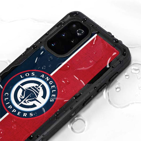 NBA LA Clippers Canvas Galaxy S20 Plus Waterproof Case