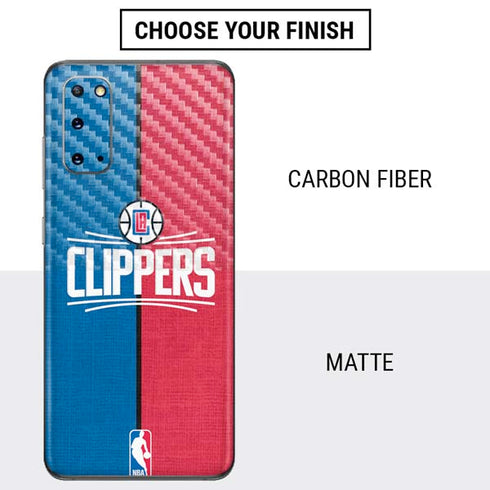 NBA LA Clippers Canvas Galaxy S20 Skin
