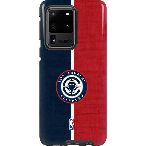 NBA LA Clippers Canvas Galaxy S20 Ultra 5G Pro Case