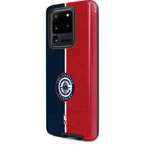 NBA LA Clippers Canvas Galaxy S20 Ultra 5G Pro Case