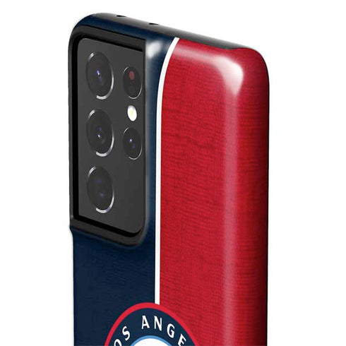 NBA LA Clippers Canvas Galaxy S21 Ultra 5G Pro Case