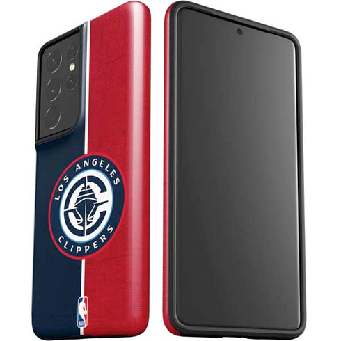 NBA LA Clippers Canvas Galaxy S21 Ultra 5G Pro Case