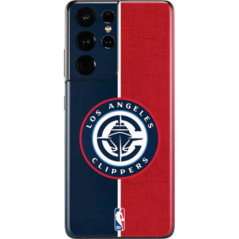NBA LA Clippers Canvas Galaxy S21 Ultra 5G Skin