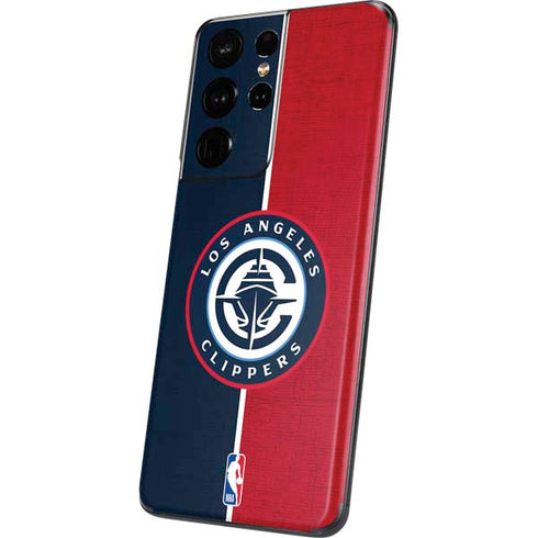 NBA LA Clippers Canvas Galaxy S21 Ultra 5G Skin