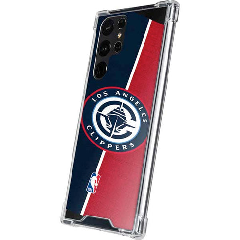 NBA LA Clippers Canvas Galaxy S22 Ultra Clear Case