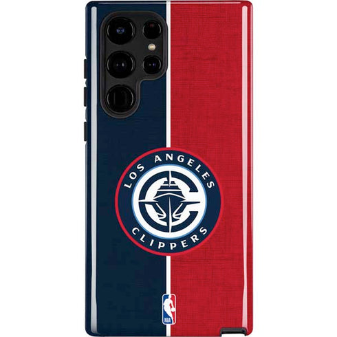 NBA LA Clippers Canvas Galaxy S22 Ultra Pro Case