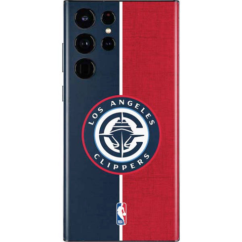 NBA LA Clippers Canvas Galaxy S22 Ultra Skin