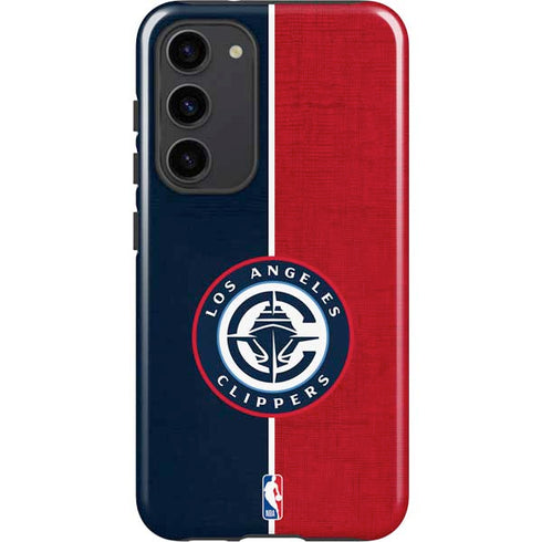 NBA LA Clippers Canvas Galaxy S23 Plus Pro Case