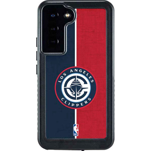 NBA LA Clippers Canvas Galaxy S23 Plus Waterproof Case