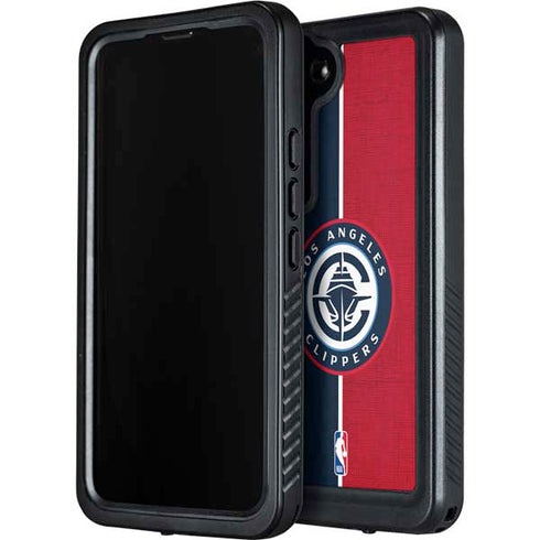 NBA LA Clippers Canvas Galaxy S23 Plus Waterproof Case