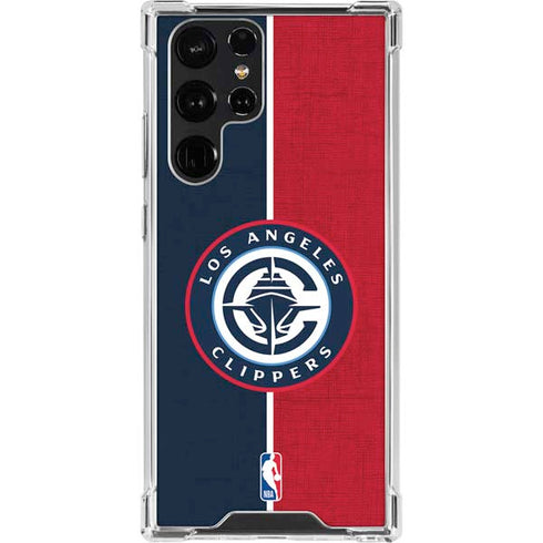 NBA LA Clippers Canvas Galaxy S23 Ultra Clear Case