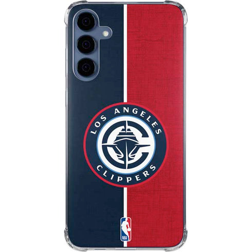 NBA LA Clippers Canvas Galaxy S24 Clear Case