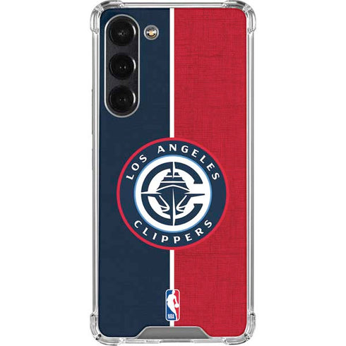 NBA LA Clippers Canvas Galaxy S24 FE Clear Case