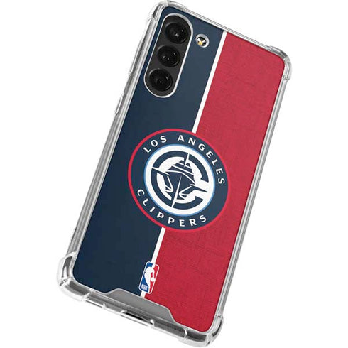 NBA LA Clippers Canvas Galaxy S24 FE Clear Case