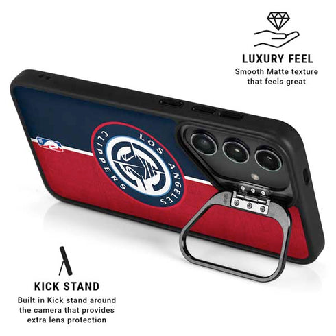 NBA LA Clippers Canvas Galaxy S24 FE Kickstand Case