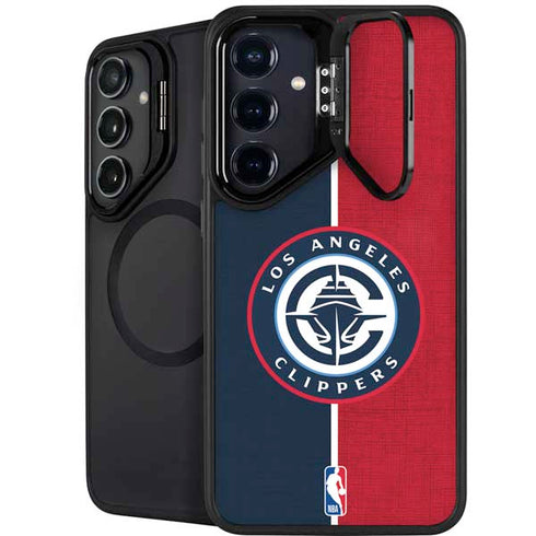NBA LA Clippers Canvas Galaxy S25 Kickstand Case