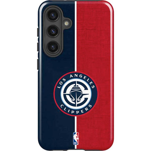 NBA LA Clippers Canvas Galaxy S25 Plus Impact Case