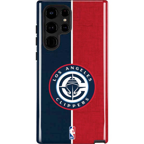 NBA LA Clippers Canvas Galaxy S25 Ultra Impact Case