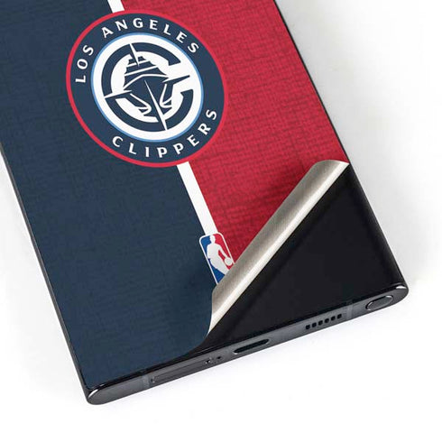 NBA LA Clippers Canvas Galaxy S25 Ultra Skin