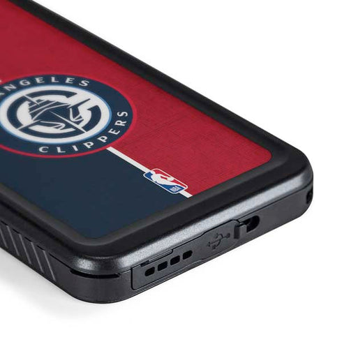 NBA LA Clippers Canvas Galaxy S24 Waterproof Case