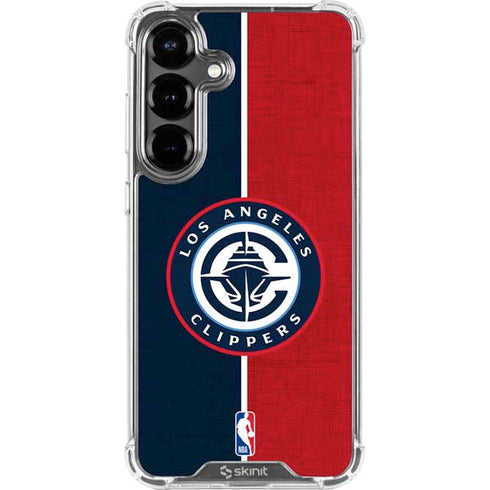 NBA LA Clippers Canvas Galaxy S26 Plus Clear Case