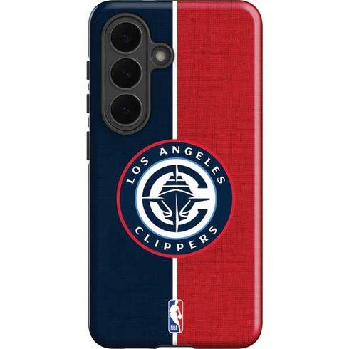 NBA LA Clippers Canvas Galaxy S26 Plus Impact Case