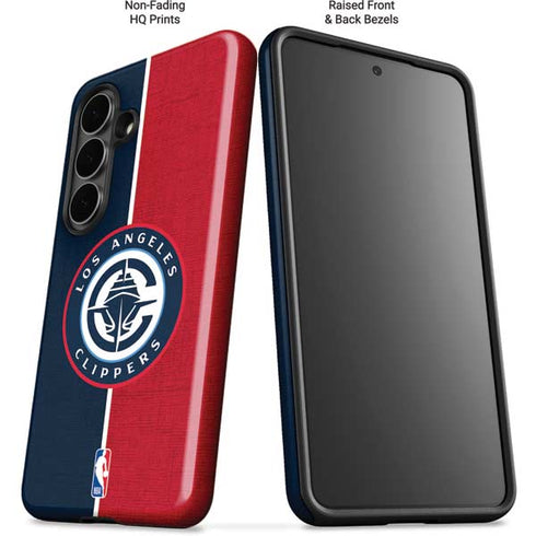 NBA LA Clippers Canvas Galaxy S26 Plus Impact Case