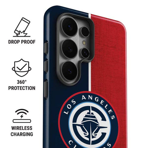 NBA LA Clippers Canvas Galaxy S26 Ultra Impact Case