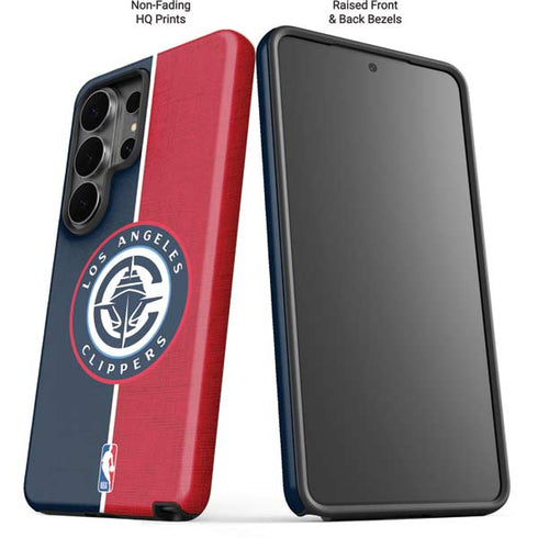 NBA LA Clippers Canvas Galaxy S26 Ultra Impact Case