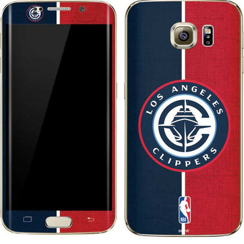 NBA LA Clippers Canvas Galaxy S7 Edge Skin