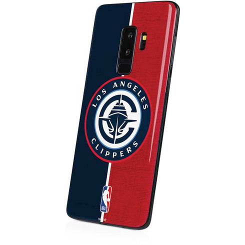 NBA LA Clippers Canvas Galaxy S9 Plus Skin