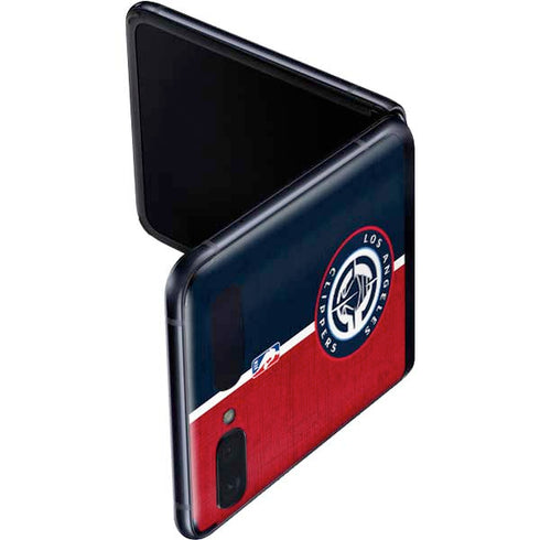 NBA LA Clippers Canvas Galaxy Z Flip Skin