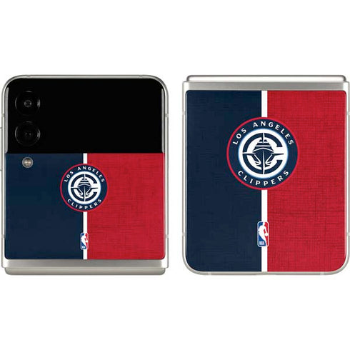 NBA LA Clippers Canvas Galaxy Z Flip3 5G Skin