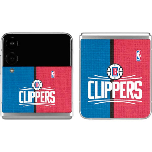 NBA LA Clippers Canvas Galaxy Z Flip4 5G Skin