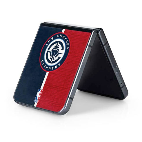 NBA LA Clippers Canvas Galaxy Z Flip5 5G Skin