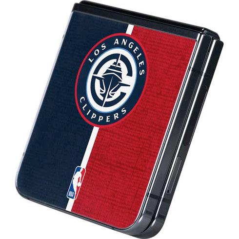 NBA LA Clippers Canvas Galaxy Z Flip5 5G Skin