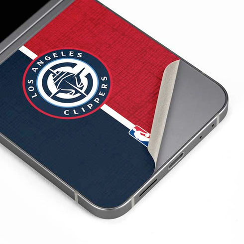NBA LA Clippers Canvas Galaxy Z Flip6 Skin