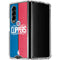 NBA LA Clippers Canvas Galaxy Z Fold4 5G Clear Case