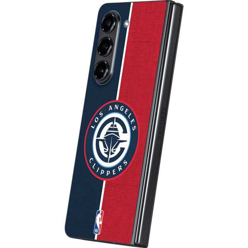 NBA LA Clippers Canvas Galaxy Z Fold5 5G Skin